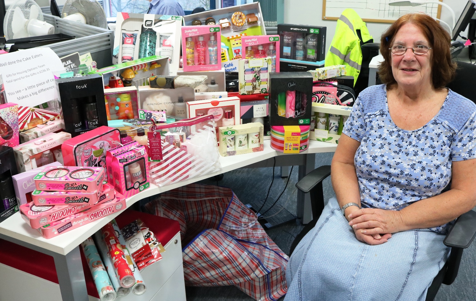 Salix Homes staff spread Christmas cheer to families in poverty Salix