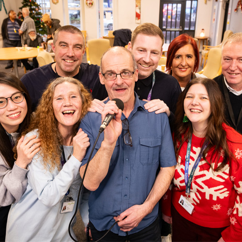 A group of Salix Homes colleagues