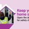 Open the door to keep your home safe and secure