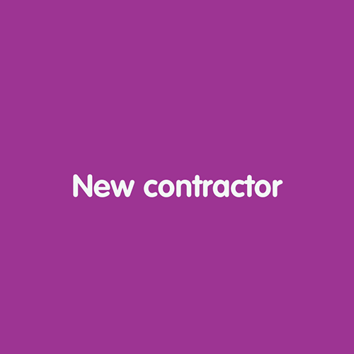 New contractor