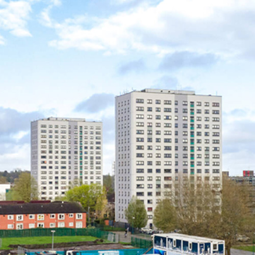 High-rise tower blocks