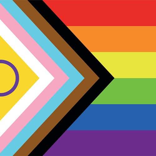 LGBTQ+ Pride rainbox flag