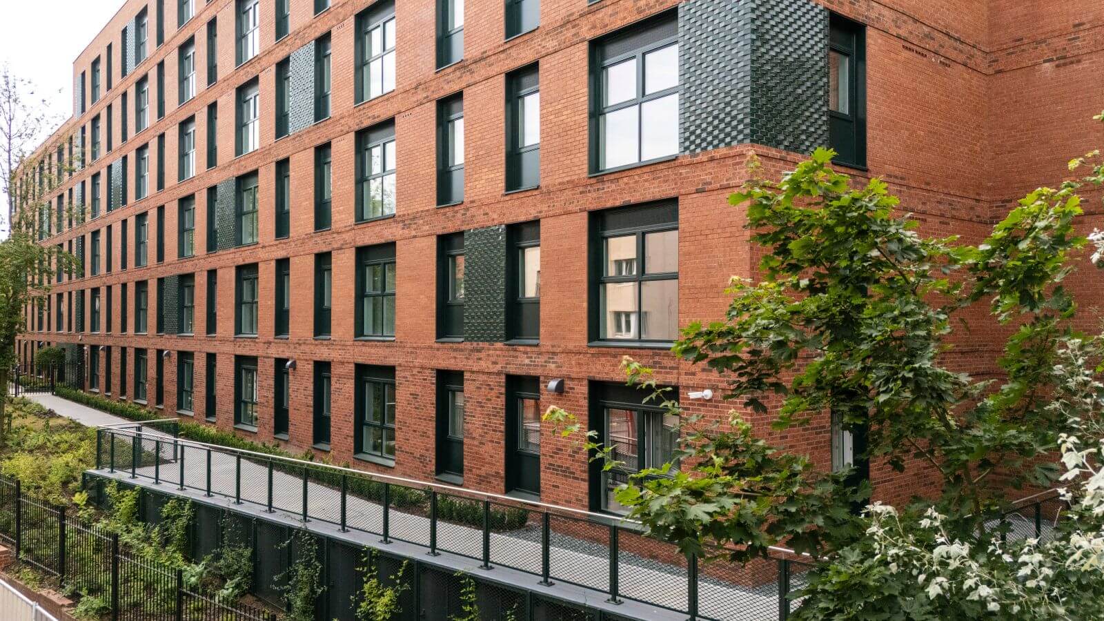 The exterior of Willohaus, a new ablock of apartments block in Salford