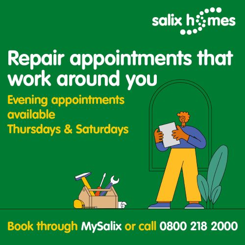 Repair appointments that work around you